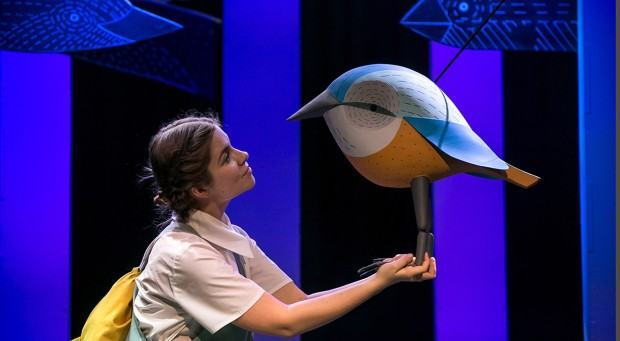 Dziewczynka w parku, scenografia, kostiumy, lalki i maski: Klaudia Laszczyk