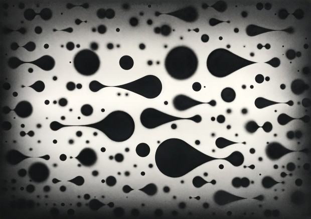 Jarosław Grulkowski, Sekretne życie molekuł, Muzyka sfer 12L, 70x100 cm, 2020