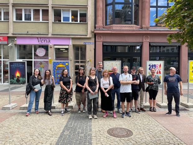 Otwarcie wystawy konkursu na plakat Święta Wrocławia 2024