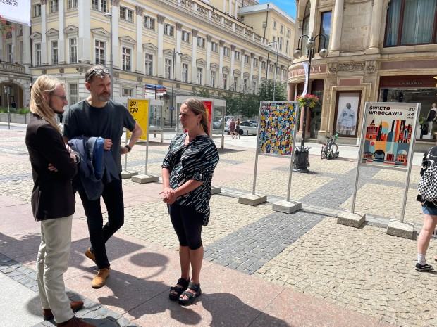Otwarcie wystawy konkursu na plakat Święta Wrocławia 2024