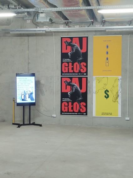 Daj głos – plakat zaangażowany Daj głos – plakat zaangażowany