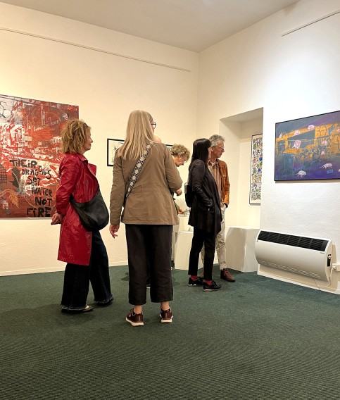 Otwrcie wystawy Zadrukowni w Galerii Pokusa w Wiesbaden Otwrcie wystawy Zadrukowni w Galerii Pokusa w Wiesbaden