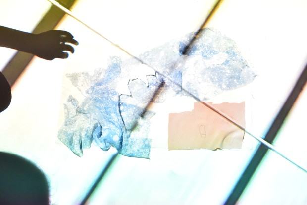 Lila Len, Z lotu ptaka, warsztaty rodzinne, Pawilon 4 Kopuł, Wrocław, Biennale WRO 2019 