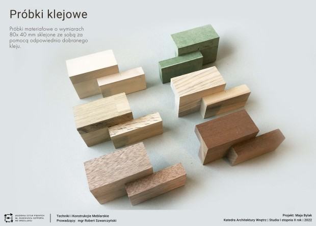 Maja Bylak, Próbki klejowe