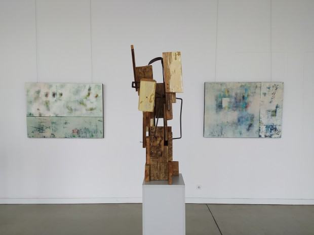 Marek Ruszkiewicz, fragment wystawy Istota destrukcji, Galeria Neon ASP Wrocław, 2021, zdj. autor Marek Ruszkiewicz, fragment wystawy Istota destrukcji, Galeria Neon ASP Wrocław, 2021, zdj. autor