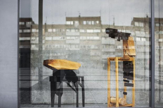 Marek Ruszkiewicz, fragment wystawy Młoda Rzeźba, zdj. Klaudia Kaczmarek Marek Ruszkiewicz, fragment wystawy Młoda Rzeźba, zdj. Klaudia Kaczmarek