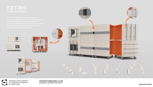 Martyna Borowiecka, Modułowy system meblowy Martyna Borowiecka, Modułowy system meblowy
