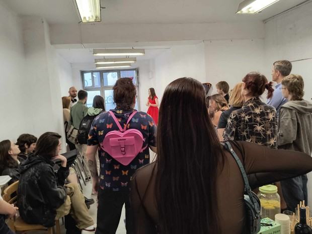 Otwarcie wystawy dyplomowej Aleksandry Błach Otwarcie wystawy dyplomowej Aleksandry Błach