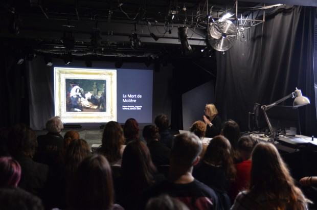 Rok Moliera - wykład dr Dominiki Łarionow w Katedrze Scenografii Rok Moliera - wykład dr Dominiki Łarionow w Katedrze Scenografii