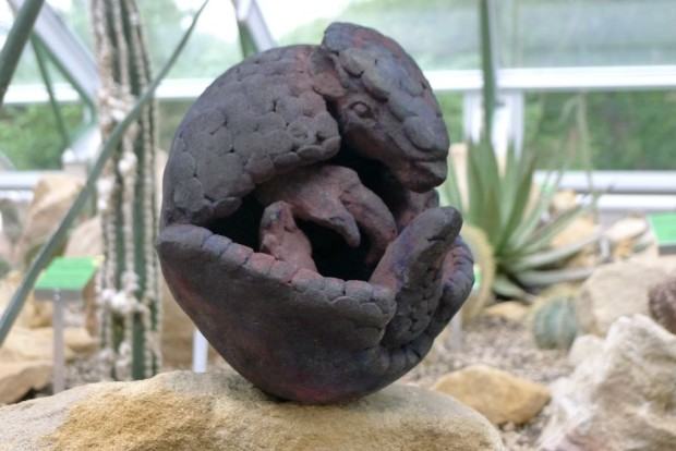 Stadium. Wystawa rzeźby w Ogrodzie Botanicznym, zdj. Zofia Grzybowska