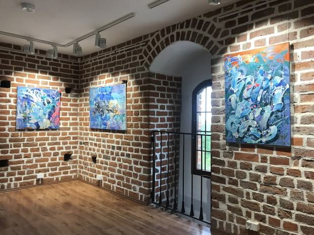 Widok wystawy Punkt wyjścia