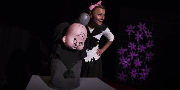 Mateusz Mirowski, spektakl Snill, zdj. autor