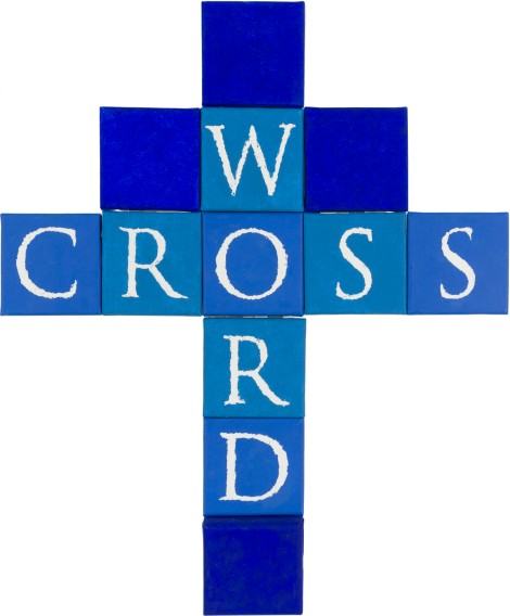 Marta Szymczakowska, Crossword 1, 50x60 cm, akryl na płótnie Marta Szymczakowska, Crossword 1, 50x60 cm, akryl na płótnie