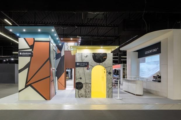 Szymon Hanczar, Przemysław Słowik, Stoisko COSENTINO, zdj. Marek Swoboda Szymon Hanczar, Przemysław Słowik, Stoisko COSENTINO, zdj. Marek Swoboda