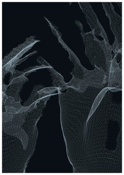 Agnieszka Talik, 3Dermatoglyphics Triptych 1, grafika cyfrowa