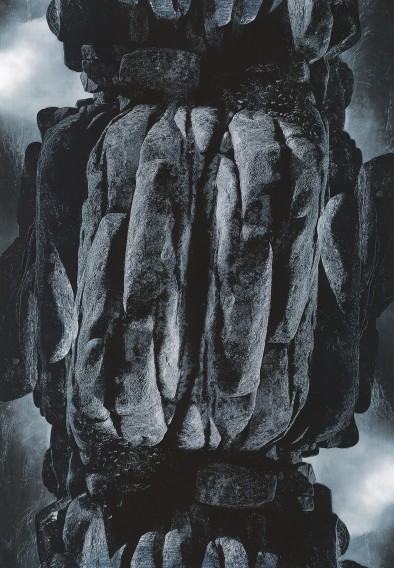 Anna Kadź, Totem VI, serigrafia, 2025