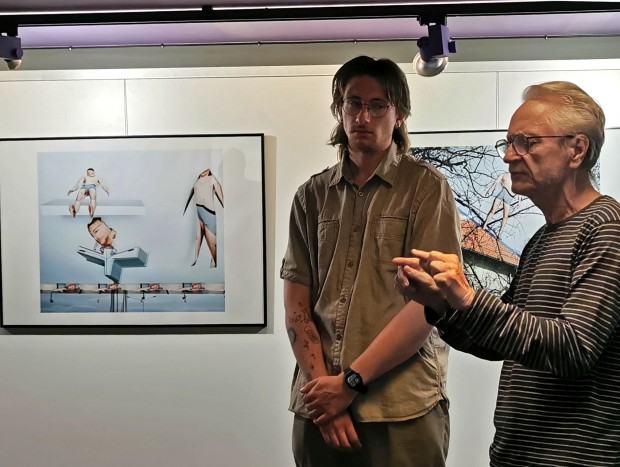 Otwarcie wystawy fotografii Krzysztofa Zoldiego, pt. Prace remontowe, zdj. Halina Marduła Otwarcie wystawy fotografii Krzysztofa Zoldiego, pt. Prace remontowe, zdj. Halina Marduła