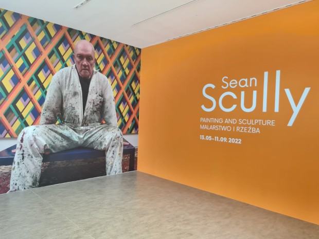 Fragment wystawy Sean Scully. Painting and sculpture / Malarstwo i rzeźba Fragment wystawy Sean Scully. Painting and sculpture / Malarstwo i rzeźba