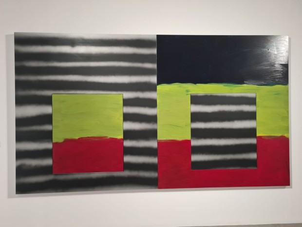 Fragment wystawy Sean Scully. Painting and sculpture / Malarstwo i rzeźba Fragment wystawy Sean Scully. Painting and sculpture / Malarstwo i rzeźba