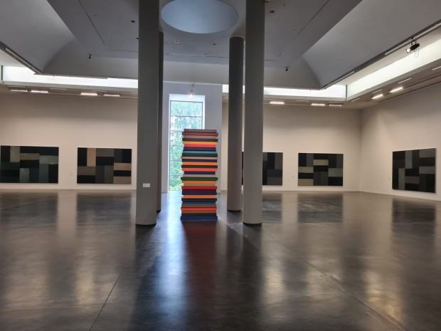 Fragment wystawy Sean Scully. Painting and sculpture / Malarstwo i rzeźba Fragment wystawy Sean Scully. Painting and sculpture / Malarstwo i rzeźba