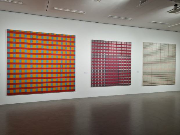 Fragment wystawy Sean Scully. Painting and sculpture / Malarstwo i rzeźba Fragment wystawy Sean Scully. Painting and sculpture / Malarstwo i rzeźba