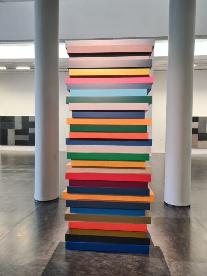 Fragment wystawy Sean Scully. Painting and sculpture / Malarstwo i rzeźba Fragment wystawy Sean Scully. Painting and sculpture / Malarstwo i rzeźba