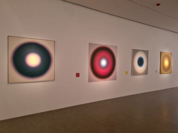 Fragment wystawy pt. Fangor Fragment wystawy pt. Fangor