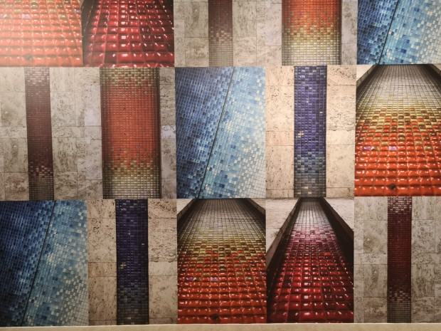 Fragment wystawy pt. Fangor Fragment wystawy pt. Fangor