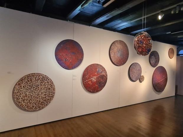 Fragment wystawy Krzysztofa Gliszczyńskiego pt. Perpetuum Pictura Fragment wystawy Krzysztofa Gliszczyńskiego pt. Perpetuum Pictura