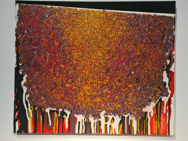 Fragment wystawy Krzysztofa Gliszczyńskiego pt. Perpetuum Pictura Fragment wystawy Krzysztofa Gliszczyńskiego pt. Perpetuum Pictura