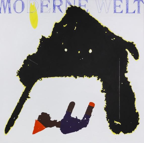 ZEITGEIST XIX (MODERNE WELT), olej, akryl, płótno, 175x175 cm, 2021