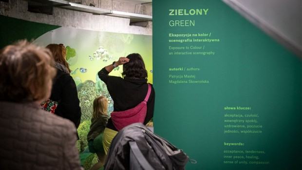 Spektrum Światła / Ekspozycja na kolor. Zielony Spektrum Światła / Ekspozycja na kolor. Zielony