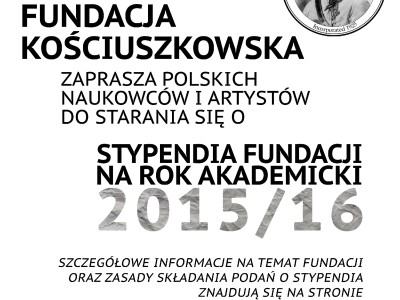 stypendia F. Kościuszkowskiej