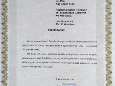 Książka za kraty 