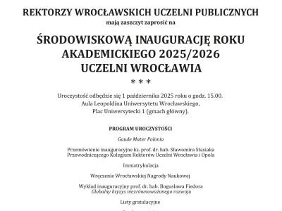 Inauguracja środowiskowa 2025/26