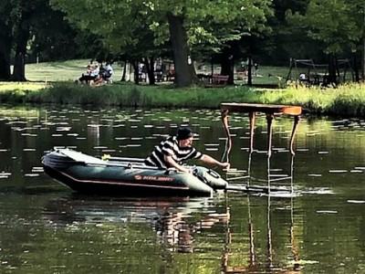 Fragment wystawy Przestrzeń wspólna w zespole pałacowo-parkowym w Goszczu