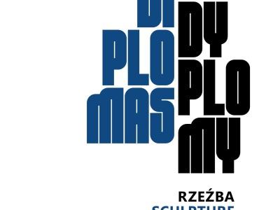 Grafika promująca publikację Dyplomy rzeźby 2019-2020