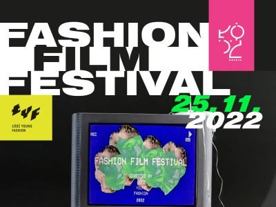 Grafika promująca konkurs w ramach Fashion Film Festival