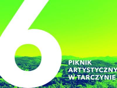 Grafika promująca 6. Piknik artystyczny w Tarczynie