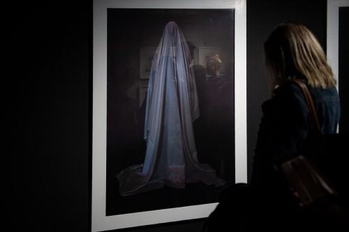 02209052.jpg Wernisaż wystawy Wojciecha Pukocza "Więcej niż 1000 słów" (22.11.2019), fot. Małgorzata Kujda, © Muzeum Współczesne Wrocław, 2019.