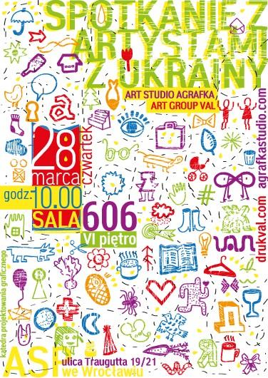 Spotkanie z młodymi projektantami grafiki i książek z Ukrainy