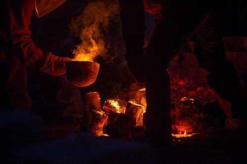 Odlewanie rzeźb z żeliwa w formach z naturalnego materiału