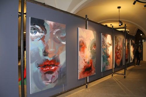 Dyplom 'Portret człowieka-seria obrazów' , Marta Kostrzewa, ASP Łódź