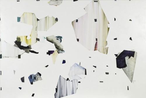 Dorota_Jedrusik, drgania014, olej na płótnie, 100cmx150cm_2018