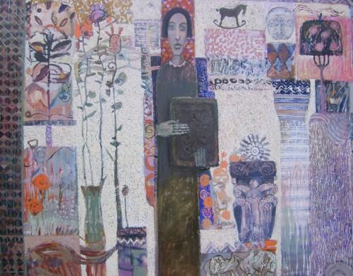 Niech ucałuja oczy....170x140.olej.plotno.2004