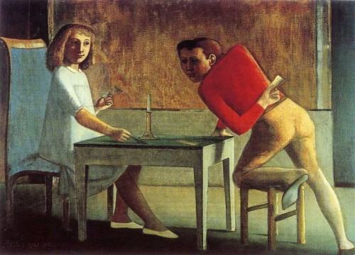 La Partie de cartes, 1948-1950