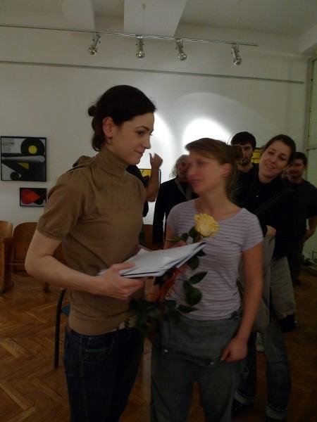 Ania Ujazdowska obroniła dyplom z rzeźby Ania Ujazdowska obroniła dyplom z rzeźby