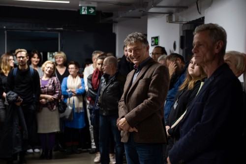 22129753.jpg Wernisaż wystawy Wojciecha Pukocza "Więcej niż 1000 słów" (22.11.2019), fot. Małgorzata Kujda, © Muzeum Współczesne Wrocław, 2019.