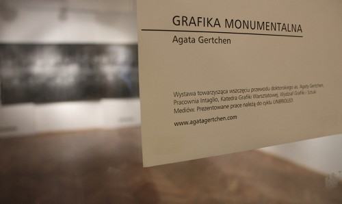 Agata Gertchen GRAFIKA MONUMENTALNA