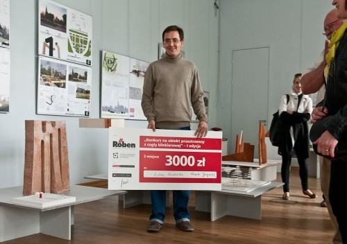 Konkursu na obiekt przestrzenny z cegły klinkierowej - laureat